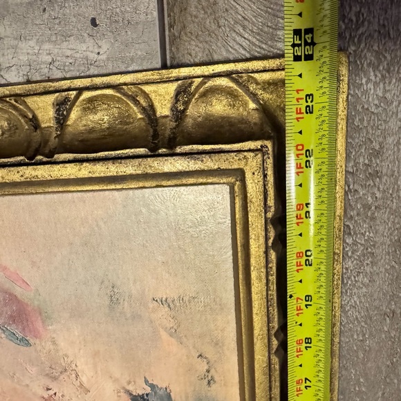 Large Portrait of a little girl 24”x20 shabby chic - Picture 4 of 14